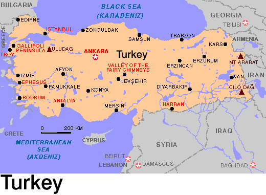 Türkei - Karte 1